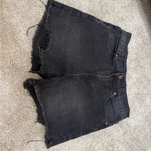 Celebrity Pink Black Jean Shorts